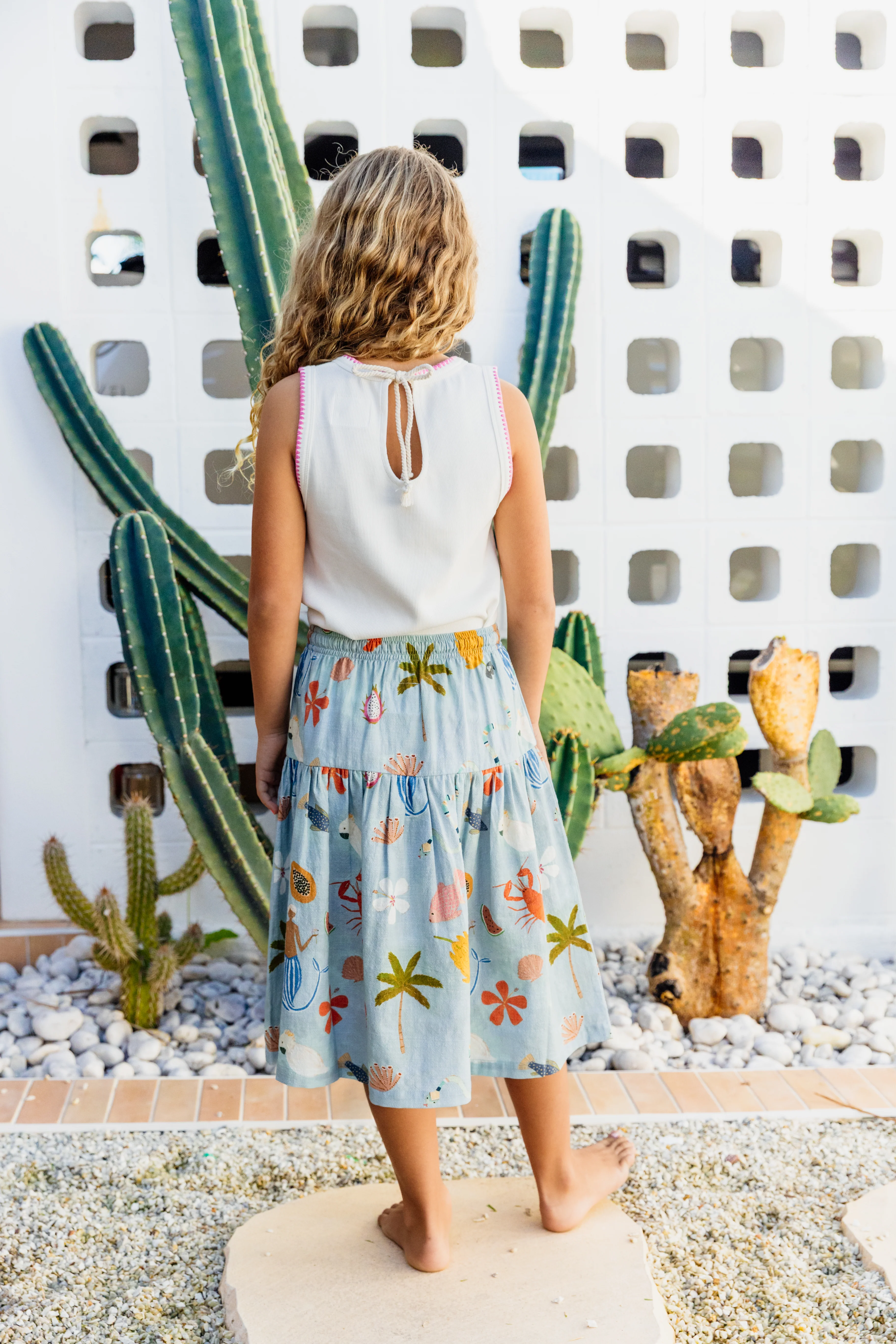 BY THE SEA MIDI SKIRT - Image 12