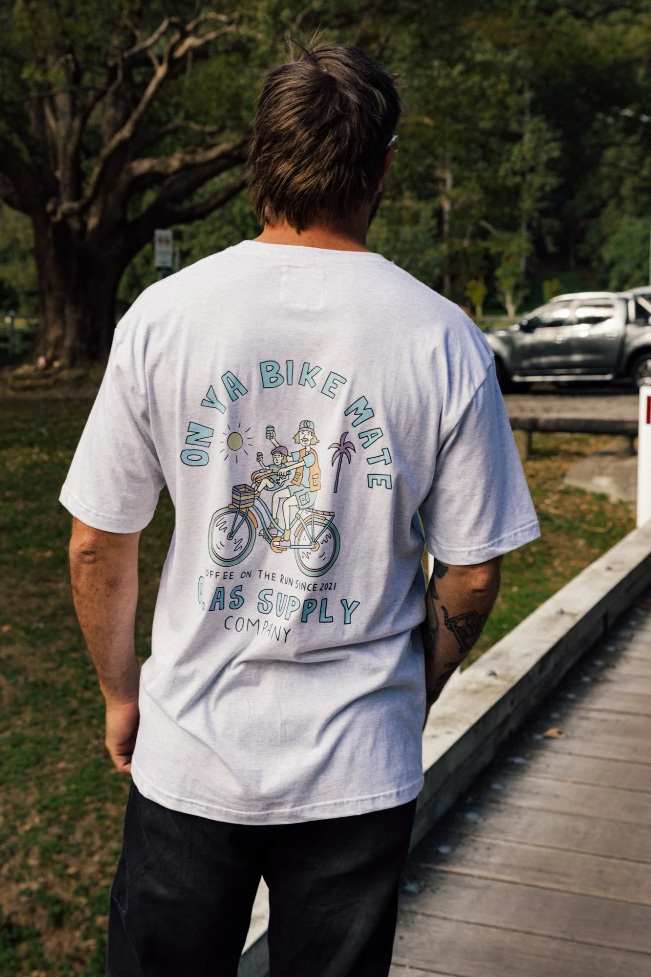 ON YA BIKE MATE TEE - Image 4