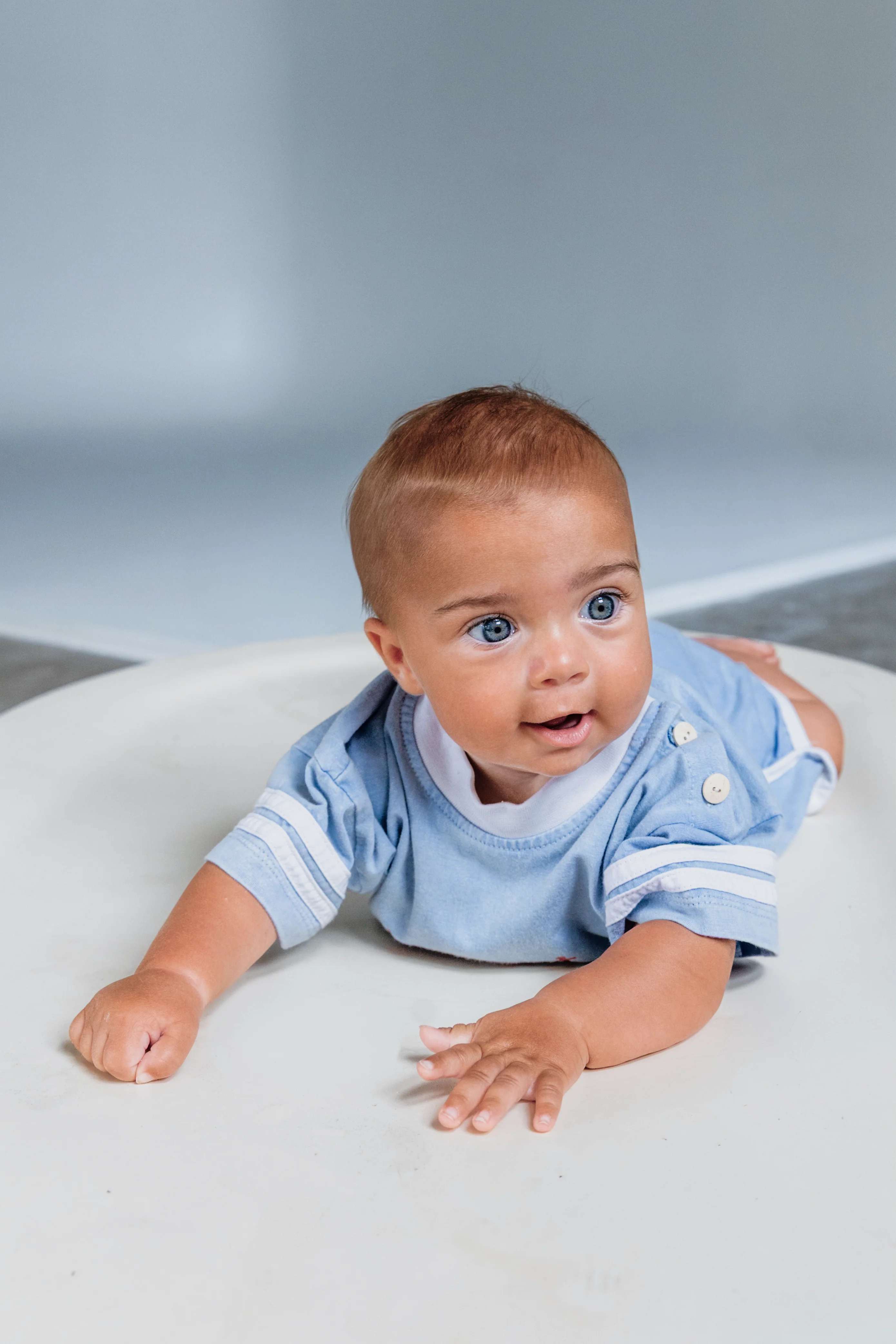 TINY BUT FIERY ROMPER BLUE - Image 2